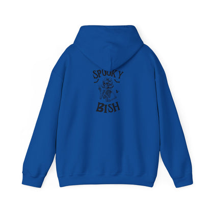 Spooky Bish Hoodie — Cute Skeleton in Sunglasses Design