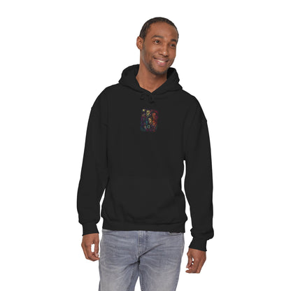 Horror Icons Hoodie — Vintage Slasher Collage Sweatshirt