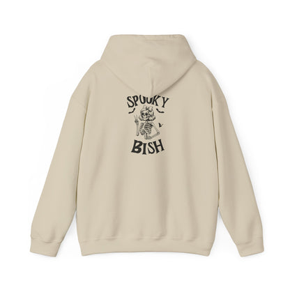 Spooky Bish Hoodie — Cute Skeleton in Sunglasses Design