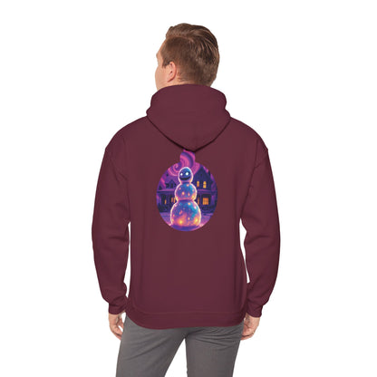 Scary Christmas Hoodie - Evil Snowman Design