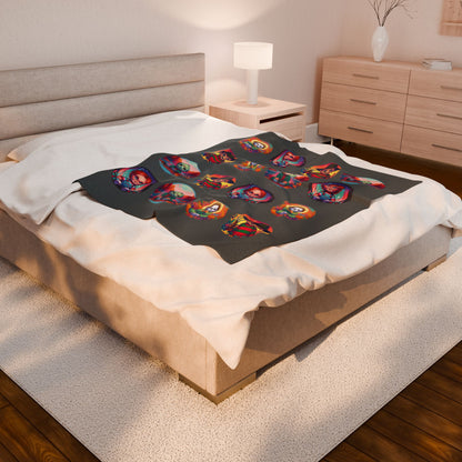 Baby Throw Blanket - Slash Pals Michael, Freddy, Jason, Chucky