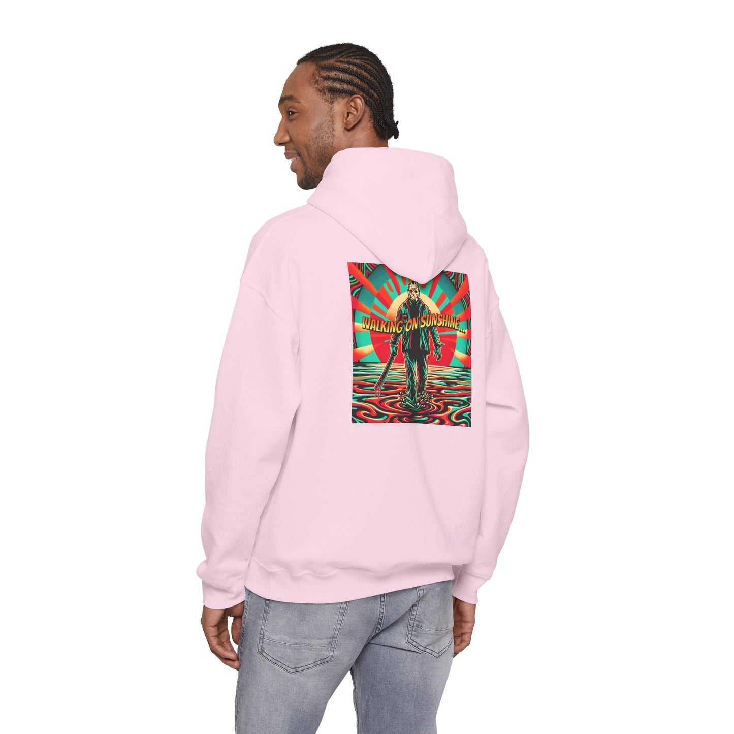 Jason Hoodie - Walking on Sunshine Retro Surfer Graphic Pullover
