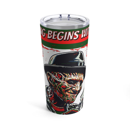 Everything Begins With An Idea Tumbler 20oz Bloody Horror Fun Cup