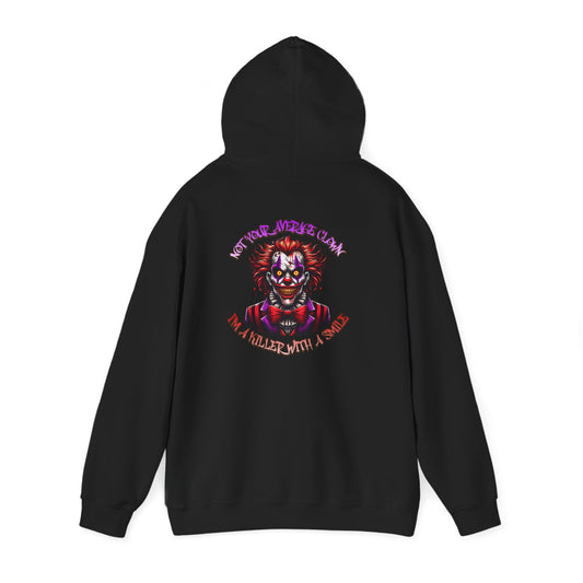 Creepy Clown Graphic Hoodie – Not Your Average Clown Design