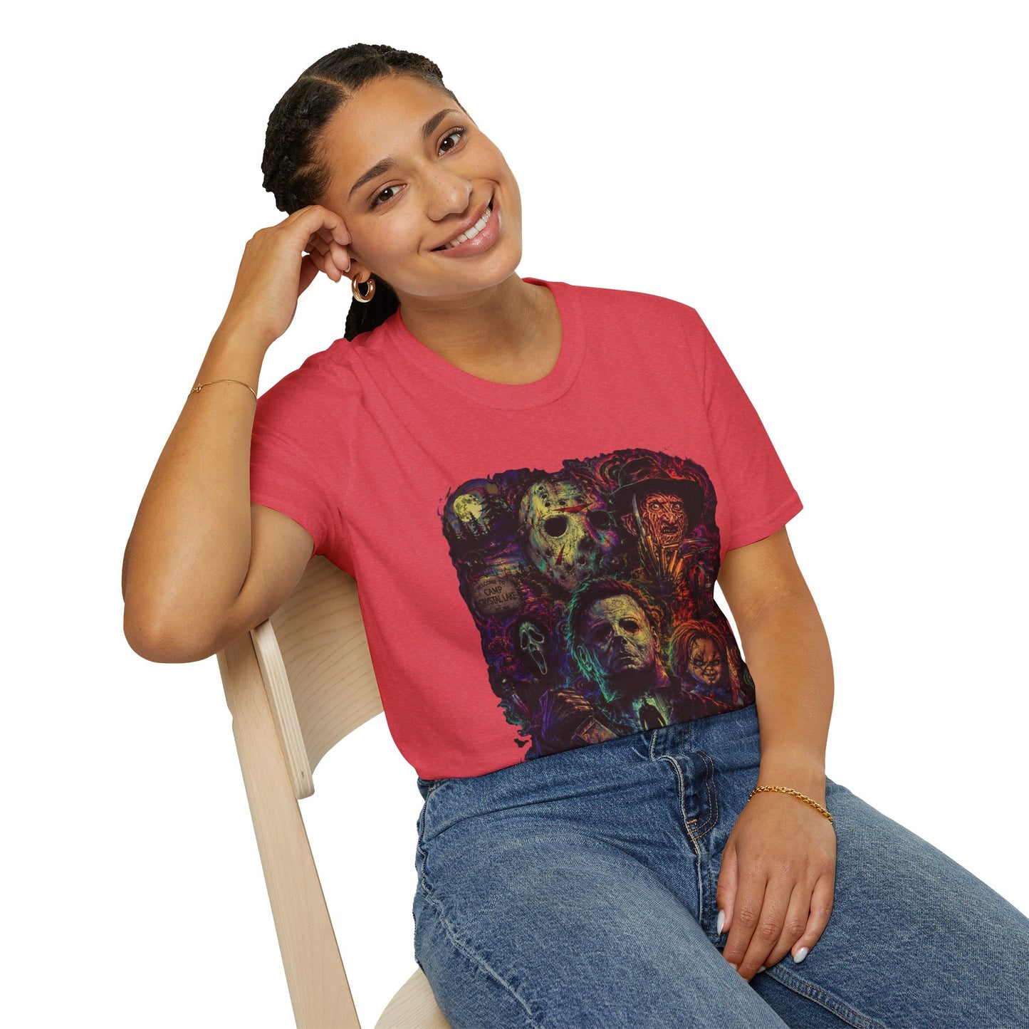 Horror Icons Collage T-Shirt —  Graphic Tee