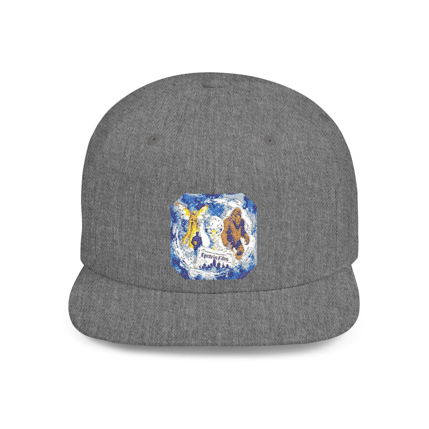 Snapback Hat — Believer Cryptid, Alien, Bigfoot, Epstein Cap