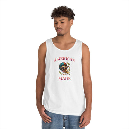 Tank Top - American Made Skull Money Design