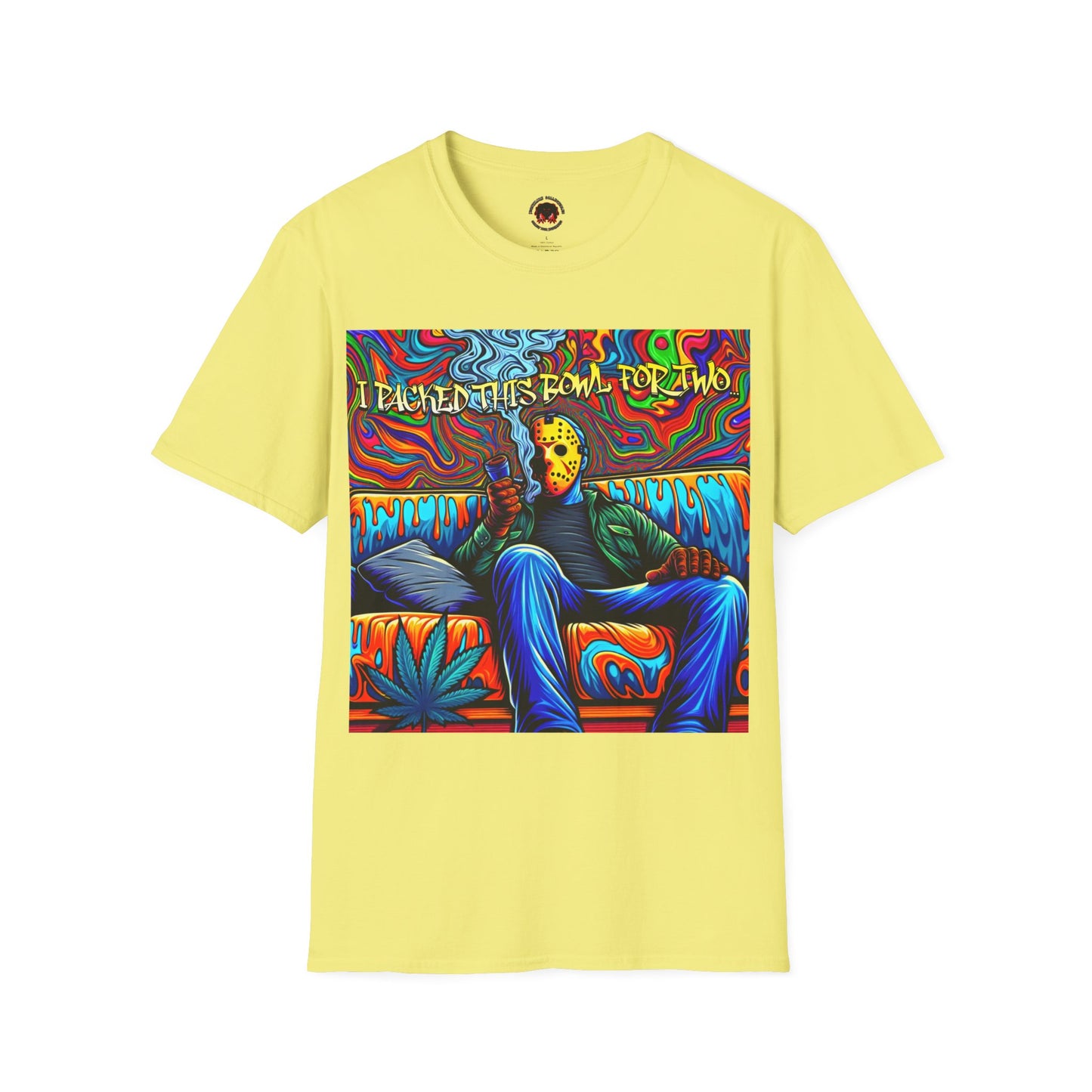 Horradelic I Packed This Bowl For Two Jason Horror Unisex Soft Style T-Shirt