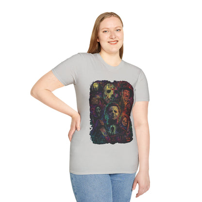 Horror Icons Collage T-Shirt —  Graphic Tee