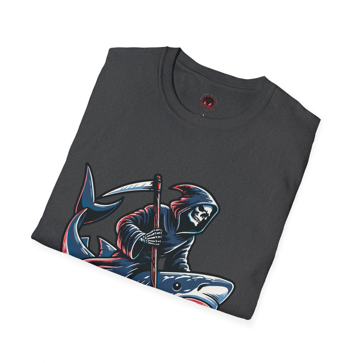 Funny Grim Reaper Shark T-Shirt