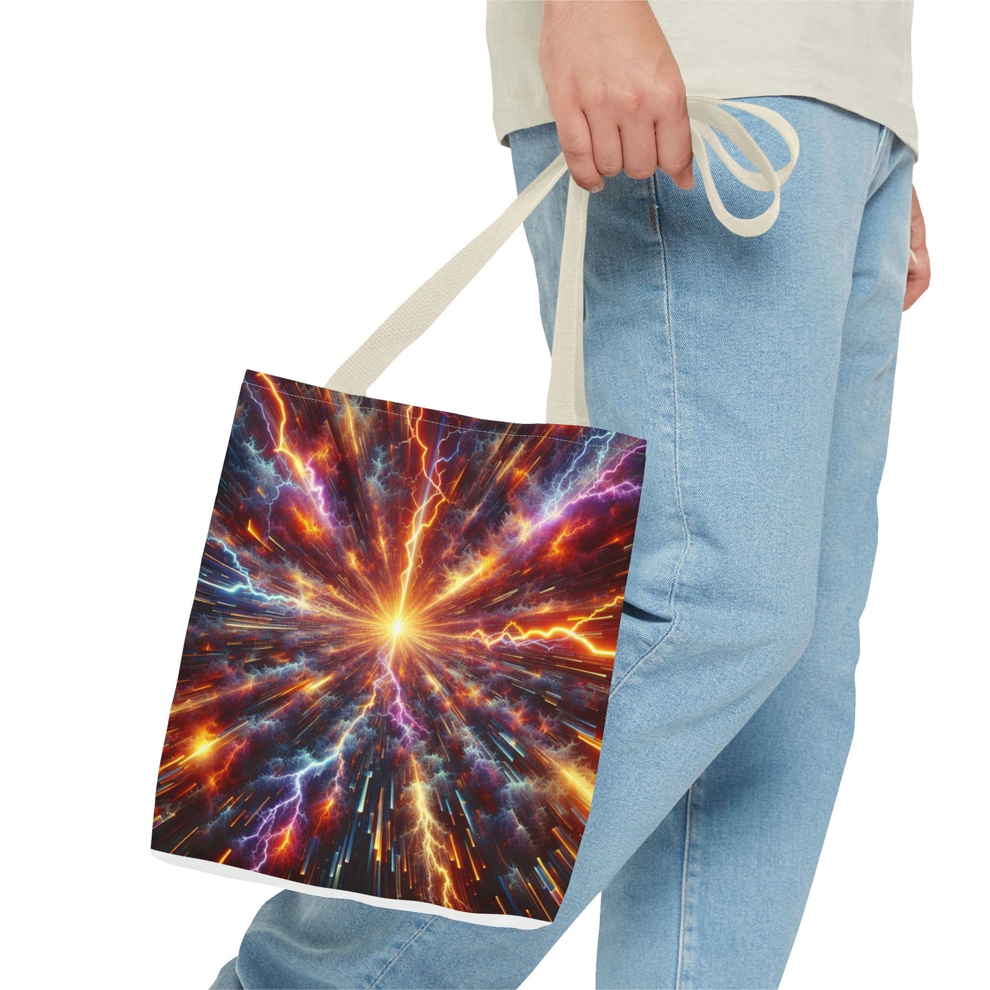 Lightning Storm Tote Bag