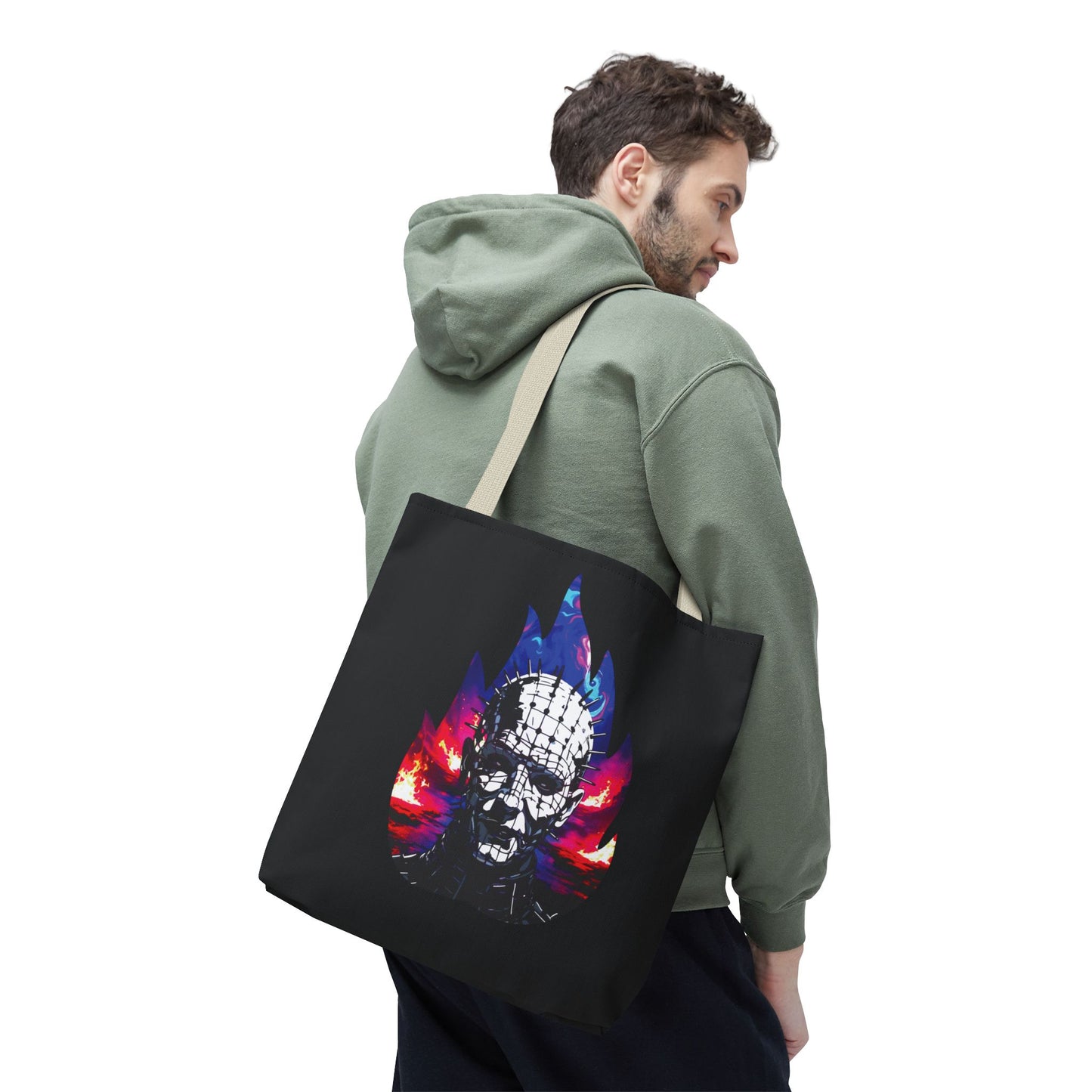 Tote Bag - Welcome To Hell Pinhead, 80's Horror Fun