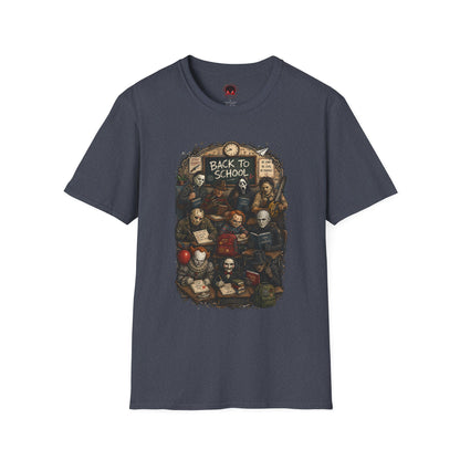 "Back to School" Horror Movie Character Class Portrait - T Shirt