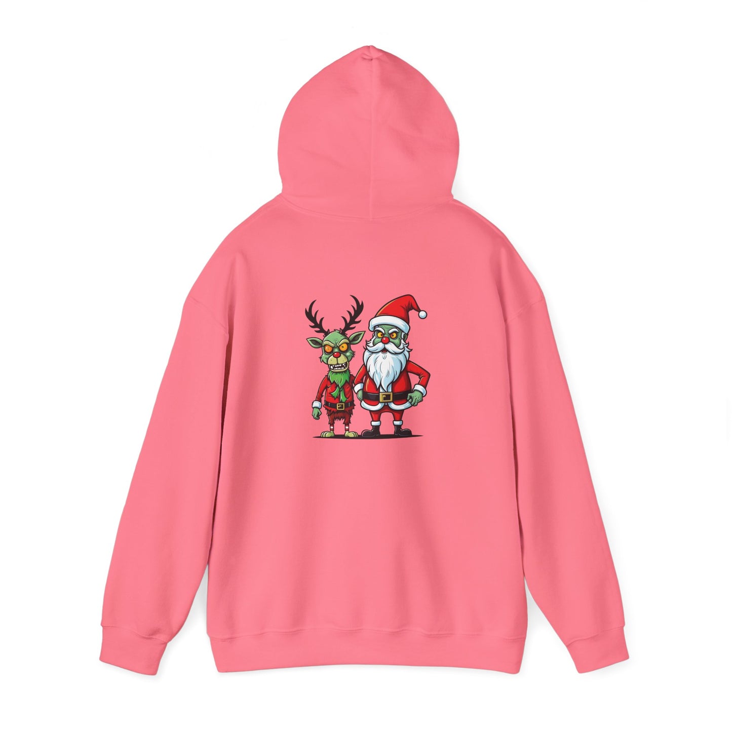 Christmas Zombie Santa & Reindeer Hoodie