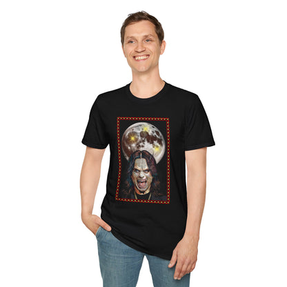 Ozzy Bark At The Moon Unisex T-Shirt - Werewolf Design