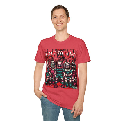 Creepy Dolls Toy Room Want To Play? Horror Fun Unisex Soft style T Shirt Men Women