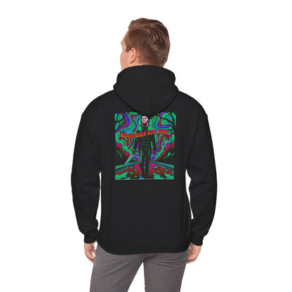 Psychedelic Road Trip Michael Hoodie – "Would Walk 500 Miles" Graphic Pullover
