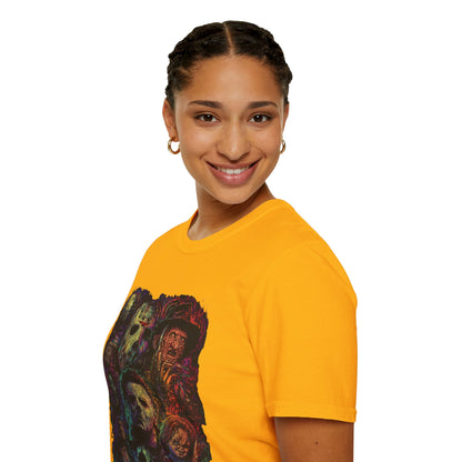Horror Icons Collage T-Shirt —  Graphic Tee