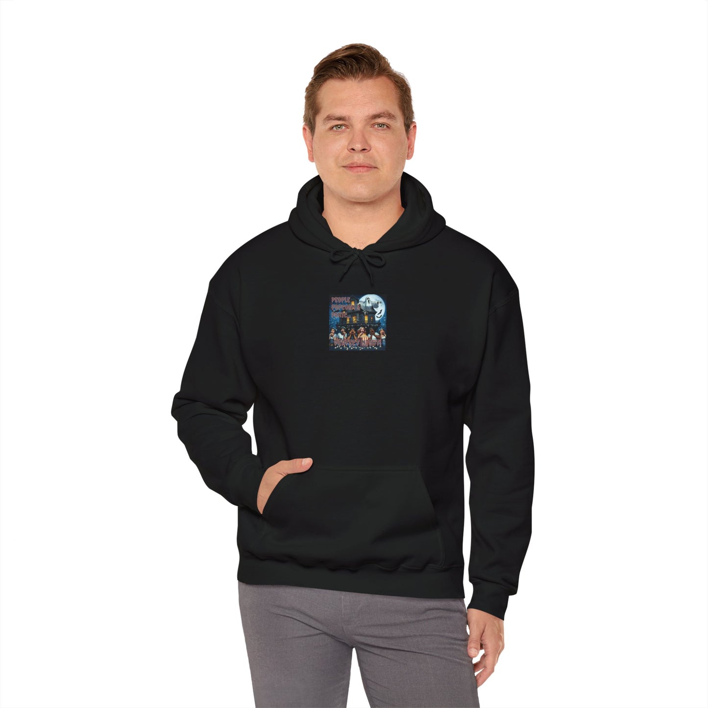 Horror Movie Night Unisex Heavy Blend™ Hooded Sweatshirt