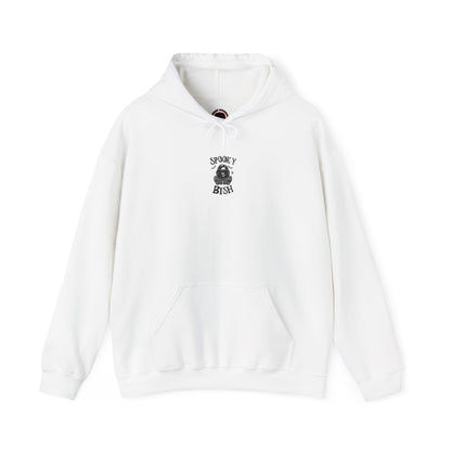 Spooky Bish Hoodie — Skeleton Finger and Sunglasses Design