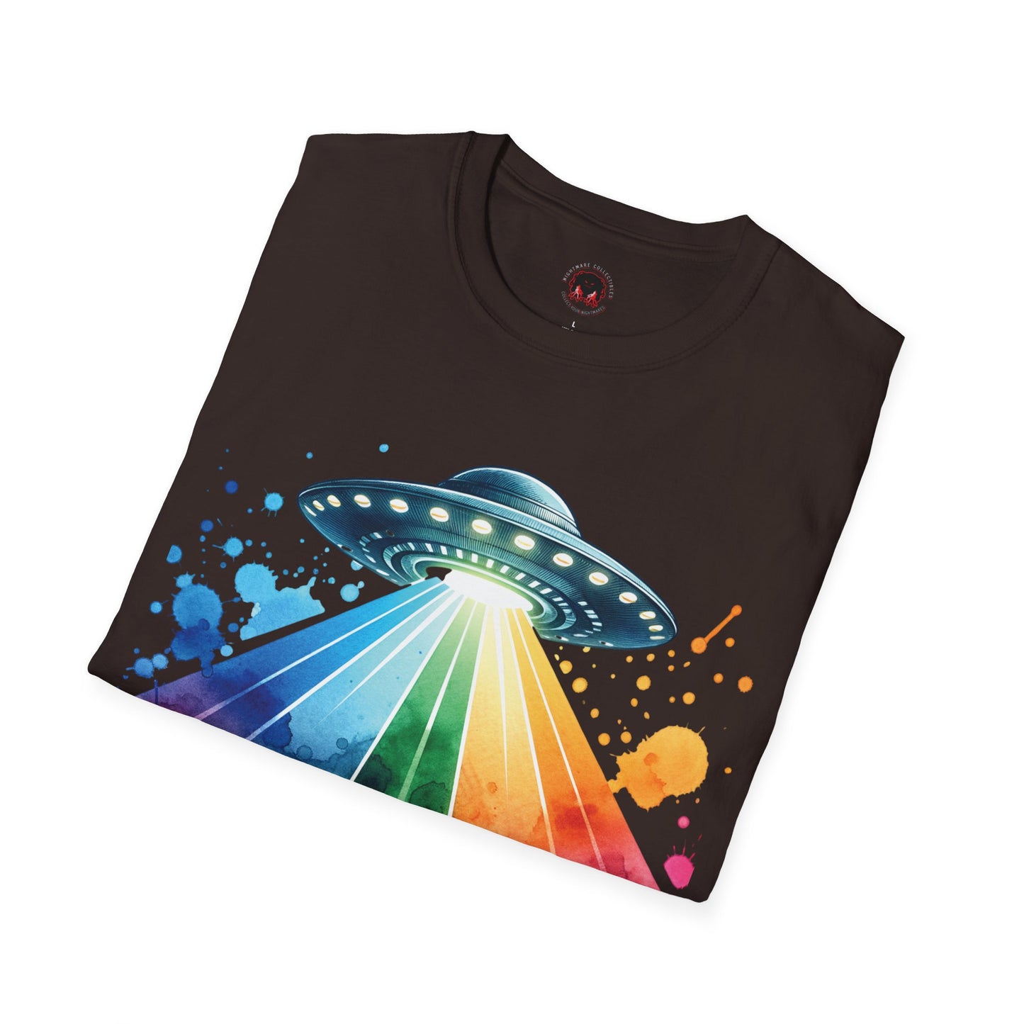 Summerween UFO Beach Day Unisex Soft Style T-Shirt