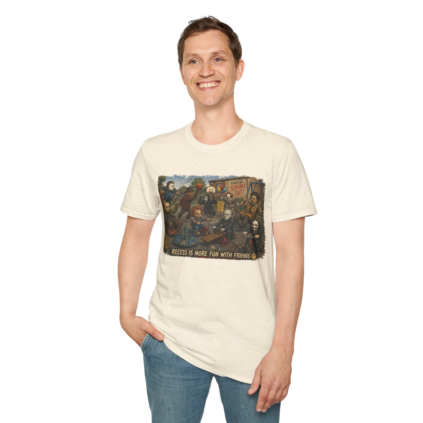 Horror Icons Recess T-Shirt — 'Screams Out' Horror Tee