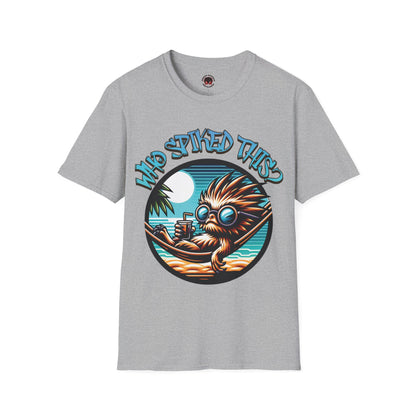 Summerween Who Spiked This? Unisex Soft Style T-Shirt