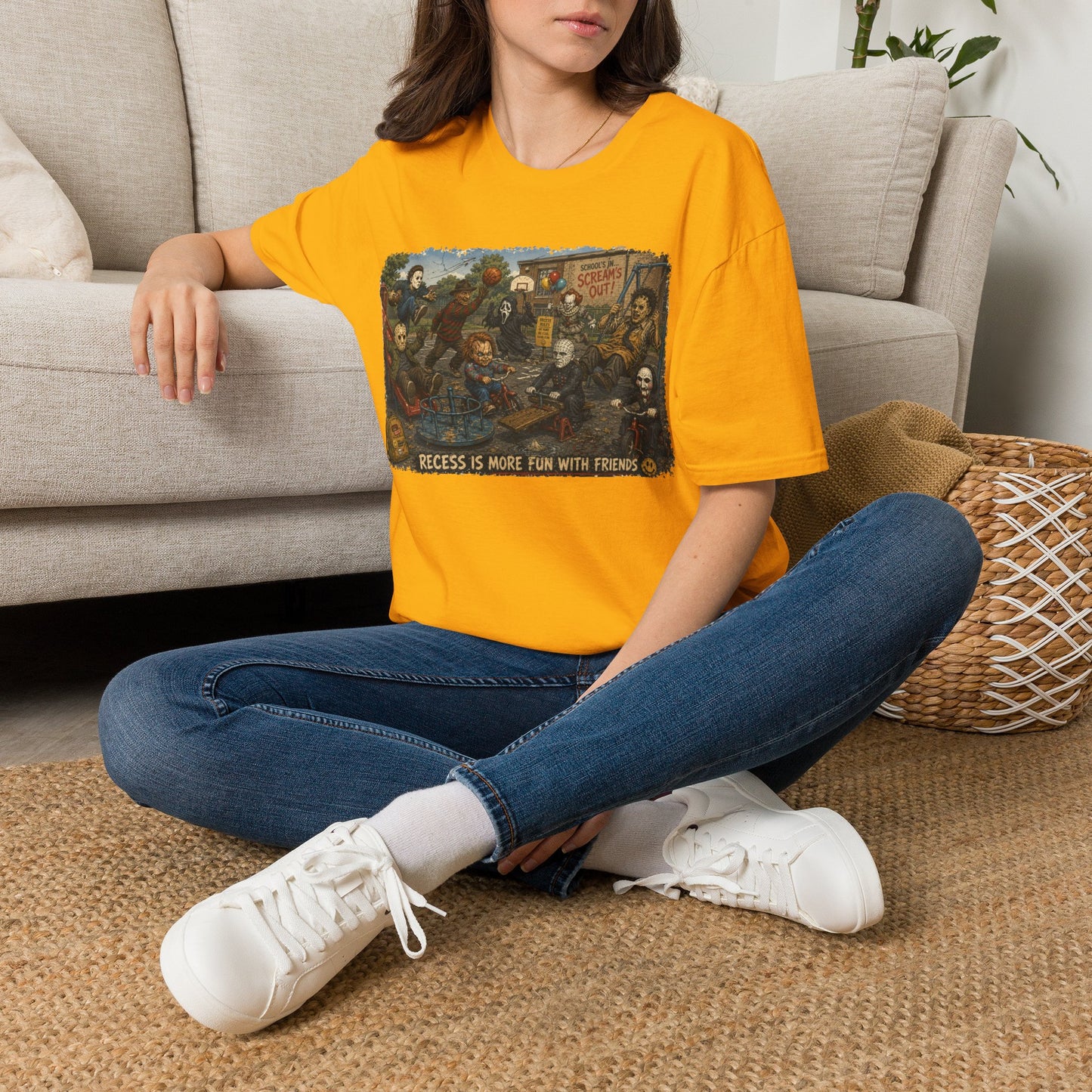 Horror Icons Recess T-Shirt — 'Screams Out' Horror Tee