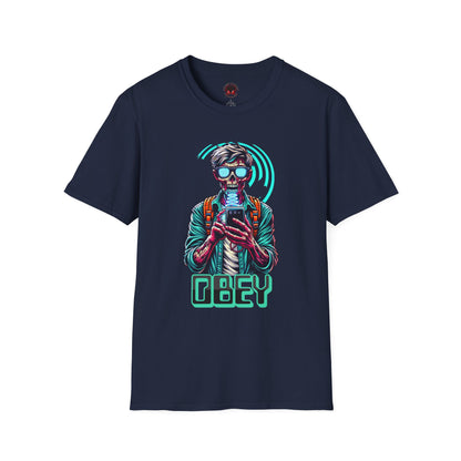 Brain Washing "Obey" Cell Phone Design - Unisex T-Shirt