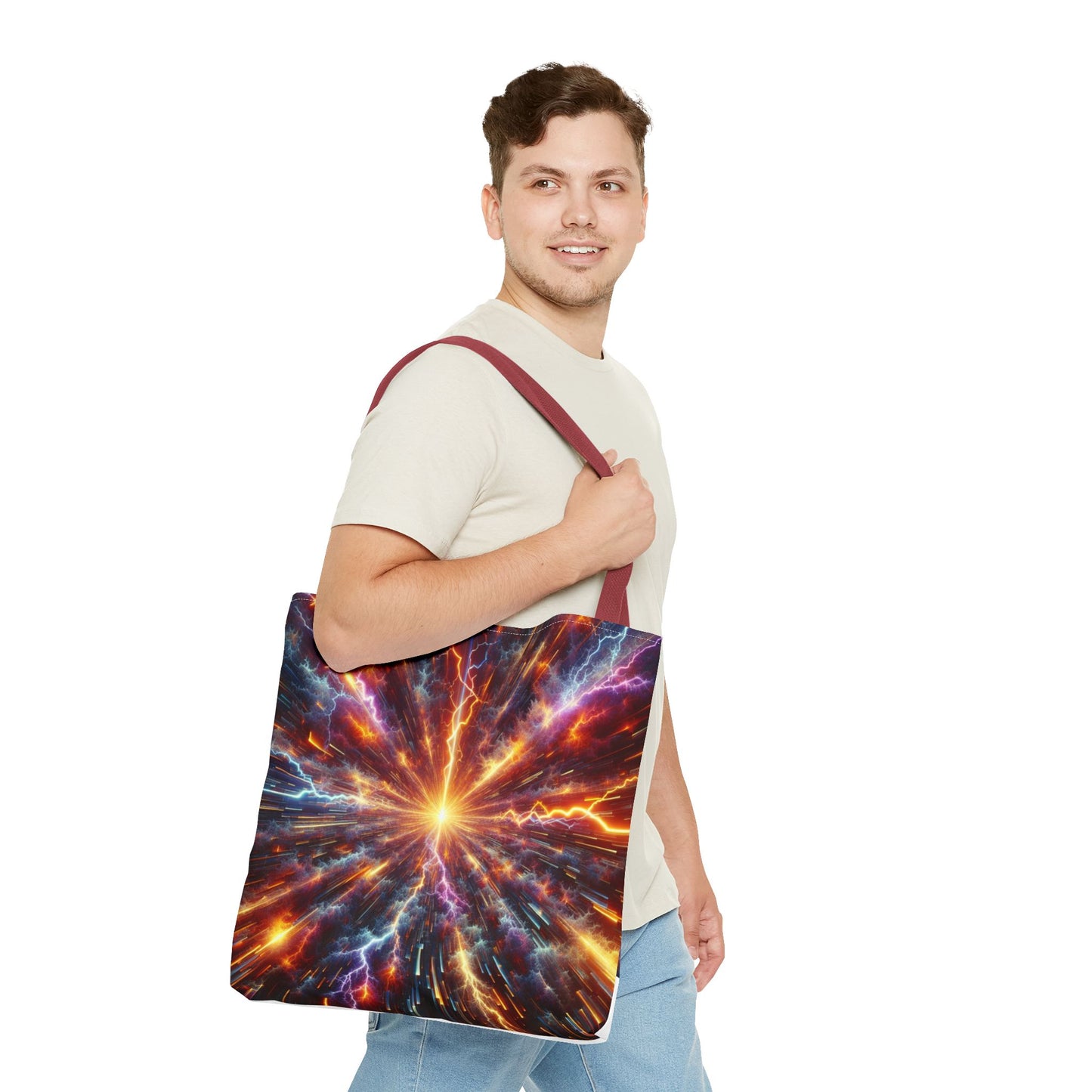 Lightning Storm Tote Bag