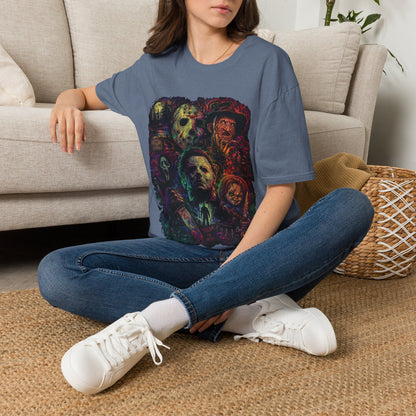 Horror Icons Collage T-Shirt —  Graphic Tee