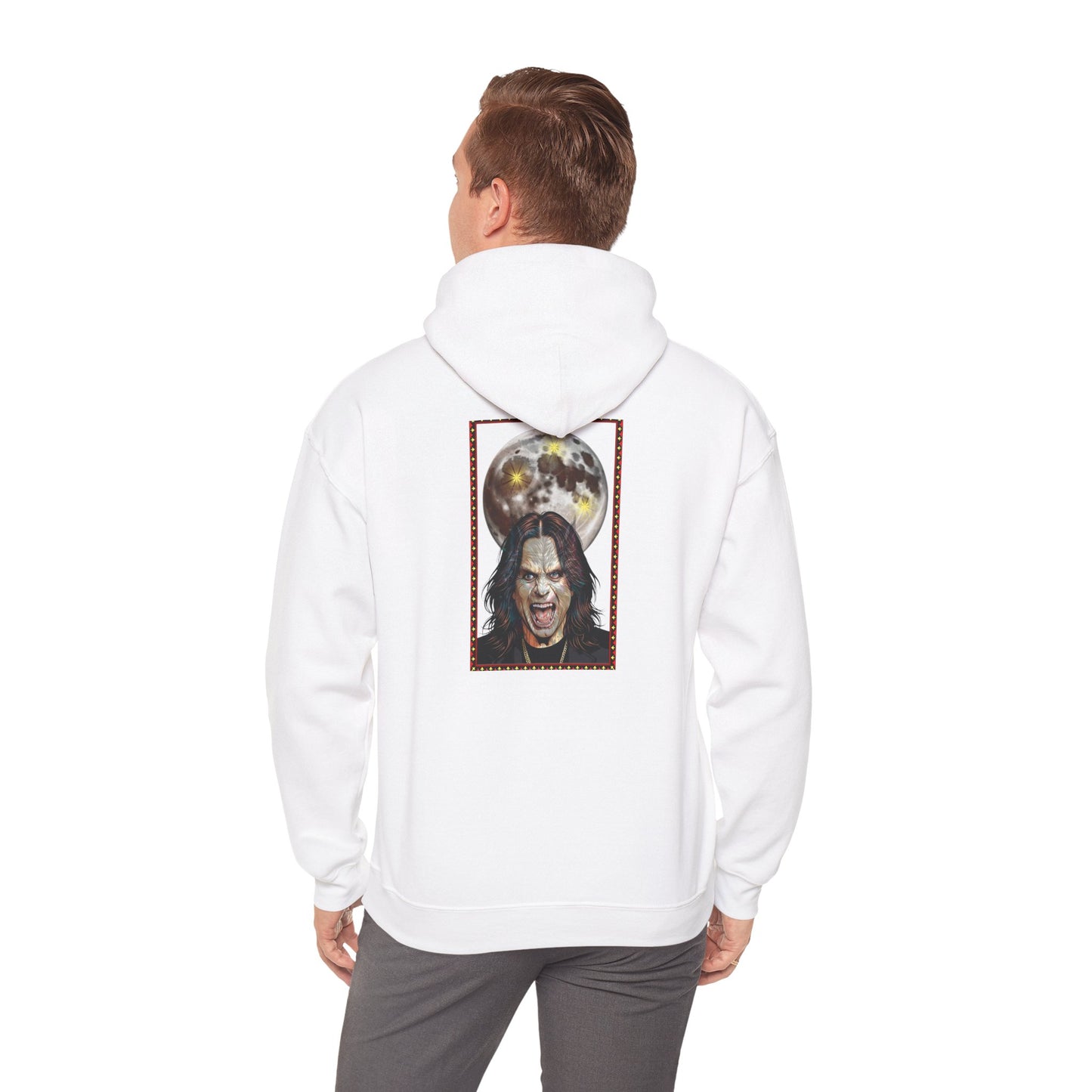 Ozzy Bark At The Moon Hoodie - Heavy Blend™ Hoodie