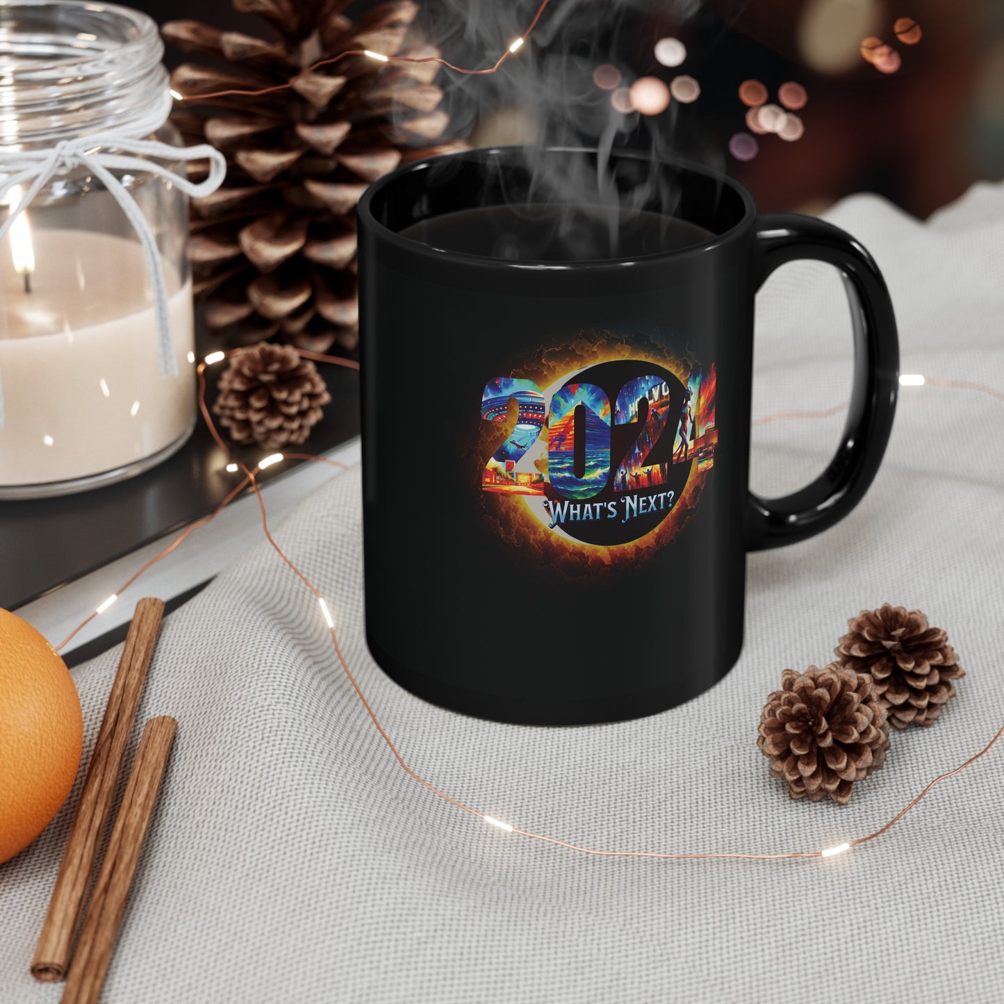 2024 What's Next? Crazy Fun Black Coffee Cup Mug (11oz, 15oz)