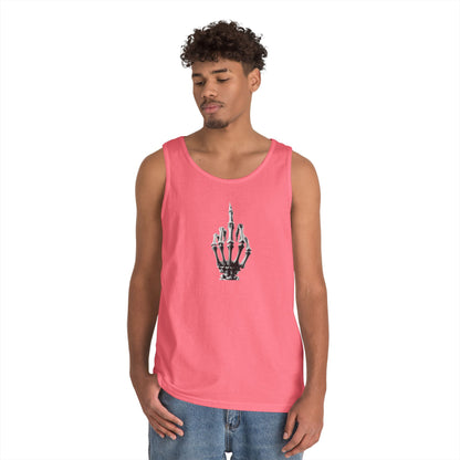 Skeleton Hand Middle Finger Tank Top – Edgy Skull Finger