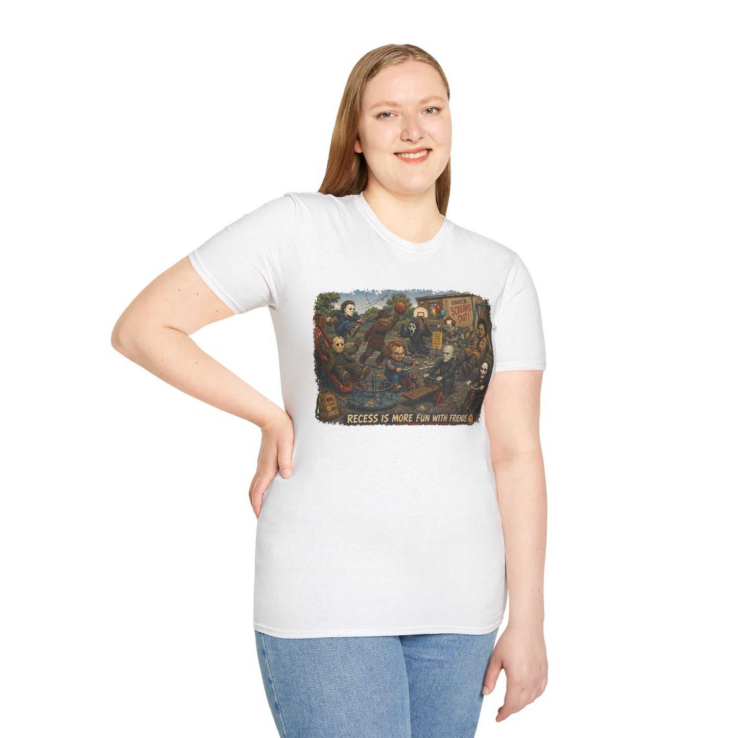 Horror Icons Recess T-Shirt — 'Screams Out' Horror Tee