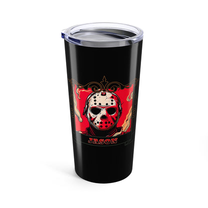 Vintage Jason Hockey Mask 20oz Tumbler