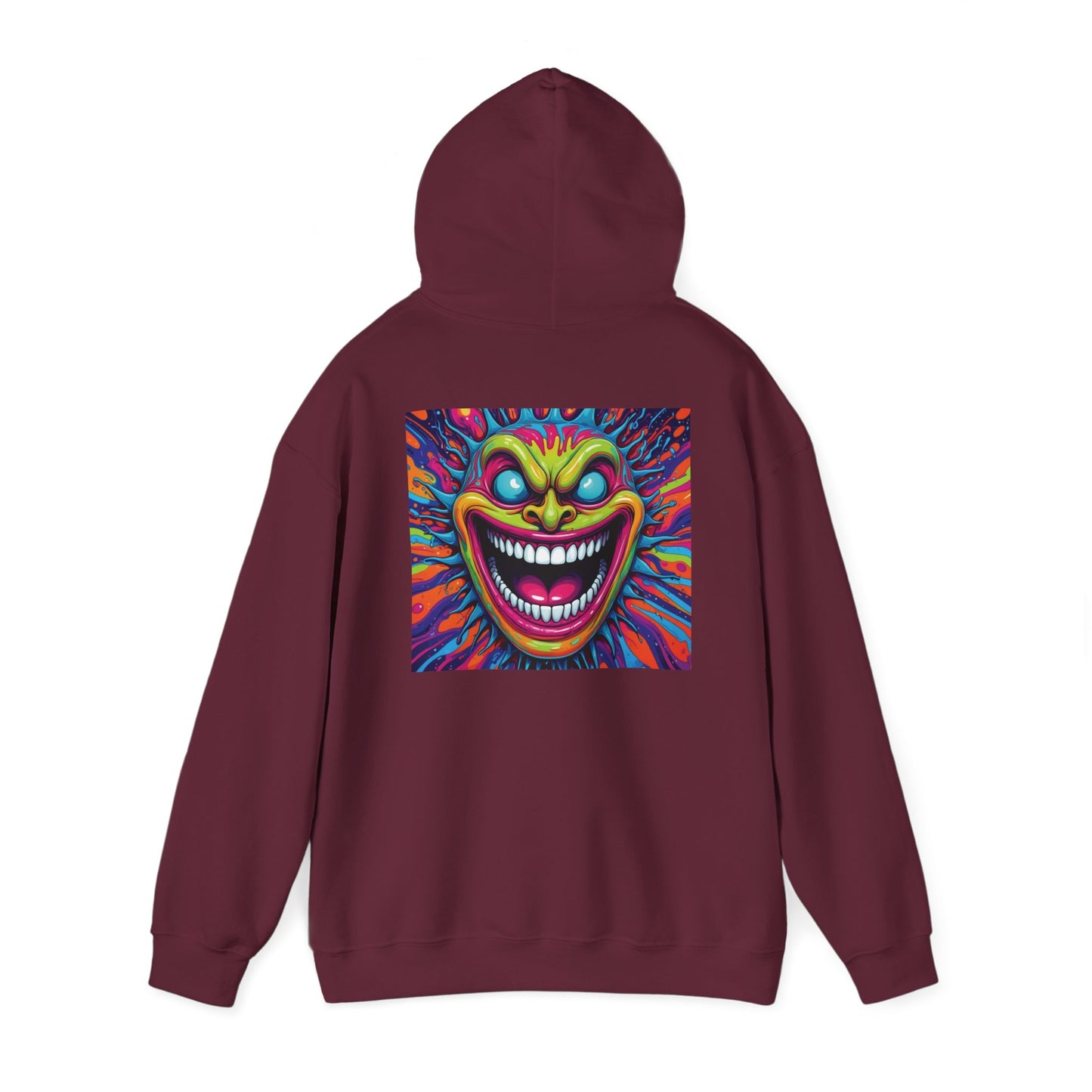 Hoodie - Evil Smile Trippy Horror Design