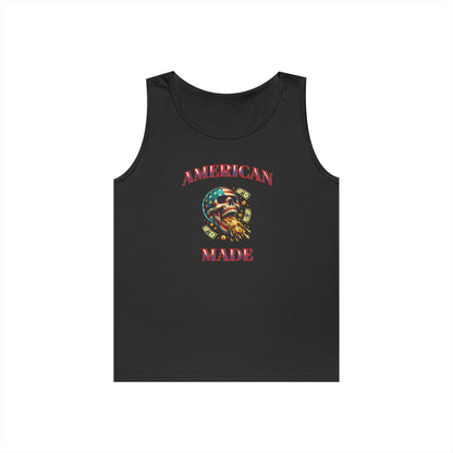 Tank Top - American Made Skull Money Design