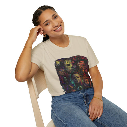 Horror Icons Collage T-Shirt —  Graphic Tee