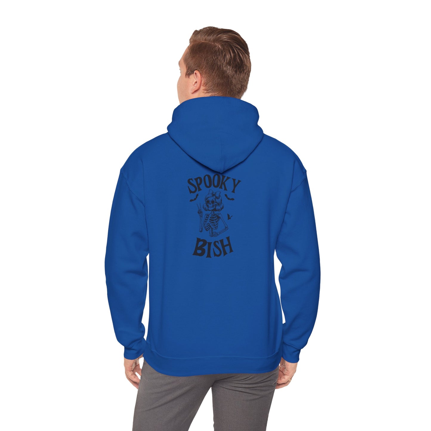 Spooky Bish Hoodie — Cute Skeleton in Sunglasses Design