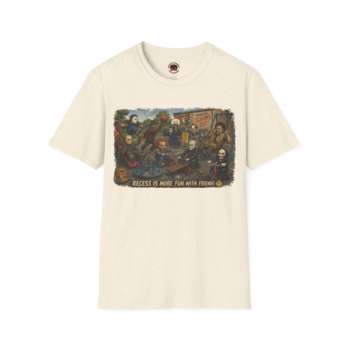 Horror Icons Recess T-Shirt — 'Screams Out' Horror Tee