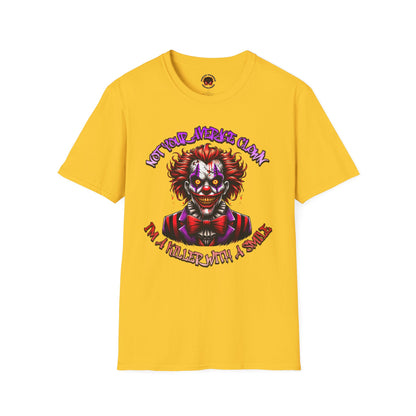 Not Your Average Clown Scary Horror Fun Unisex Soft style T-Shirt