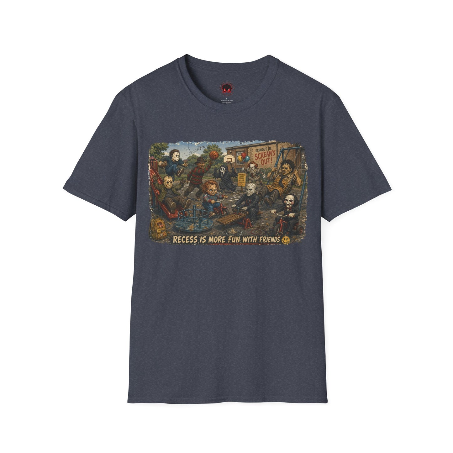 Horror Icons Recess T-Shirt — 'Screams Out' Horror Tee