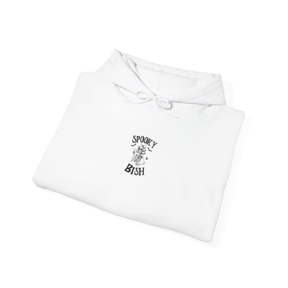 Spooky Bish Hoodie — Cute Skeleton in Sunglasses Design
