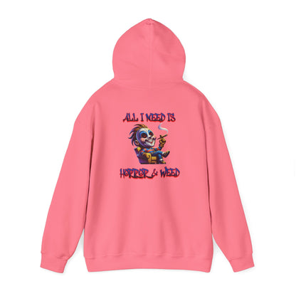 All I need is Horror & W**d Unisex Heavy Blend™ Hooded Sweatshirt