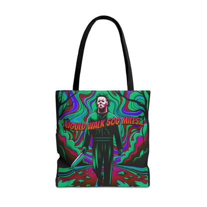 Horradelic Horror Fun Michael With The Mask On Myers Beach Halloween Lunch Tote Bag (AOP)