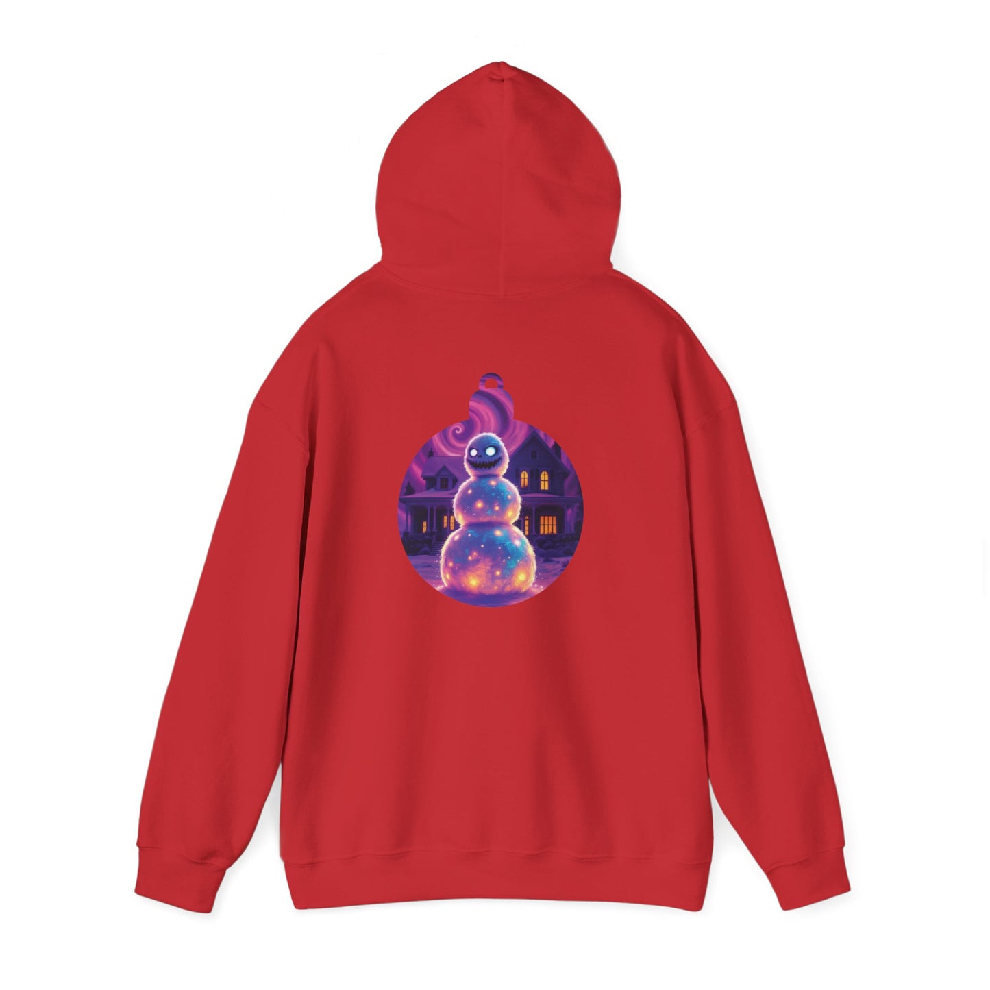 Scary Christmas Hoodie - Evil Snowman Design