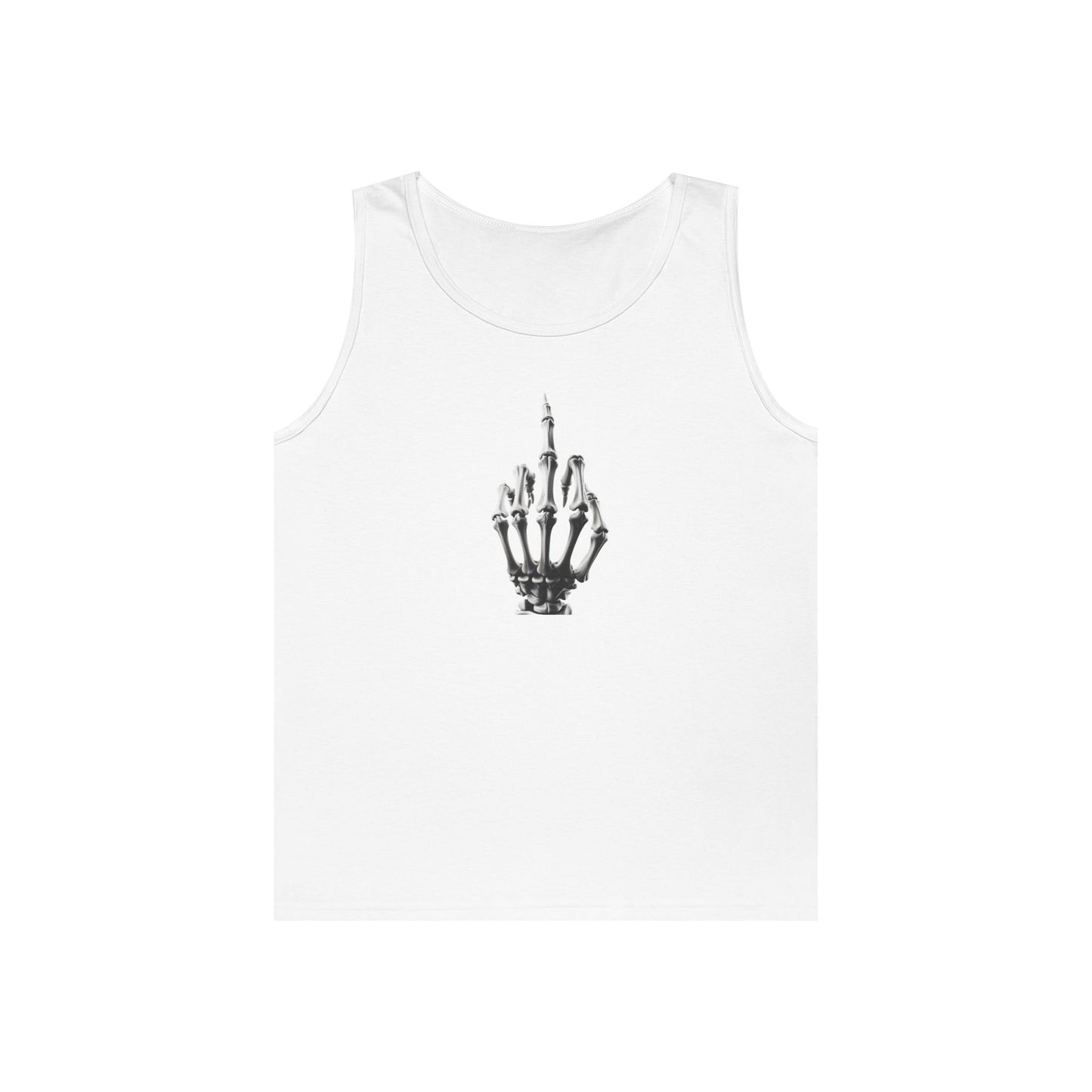Skeleton Hand Middle Finger Tank Top – Edgy Skull Finger