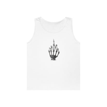 Skeleton Hand Middle Finger Tank Top – Edgy Skull Finger