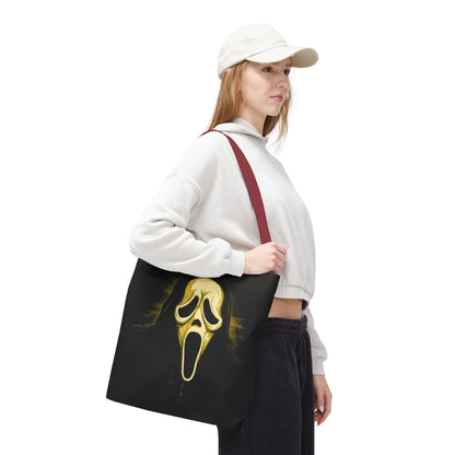 Spooky Scream Tote Bag — Ghost Face Design